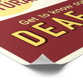 12 Redenen om ASL te leren. poster- Poster (Hoek)