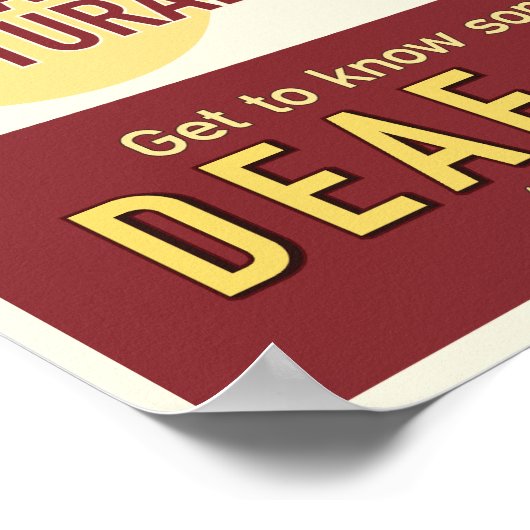 12 Redenen om ASL te leren. poster- Poster (Hoek)