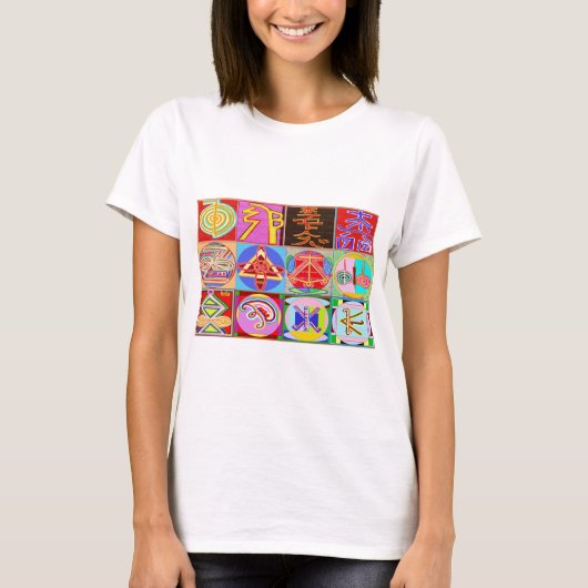 12 Reiki in Karuna Reiki Healing Design T-shirt (Voorkant)