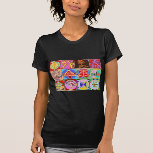 12 Reiki in Karuna Reiki Healing Design T-shirt (Voorkant)