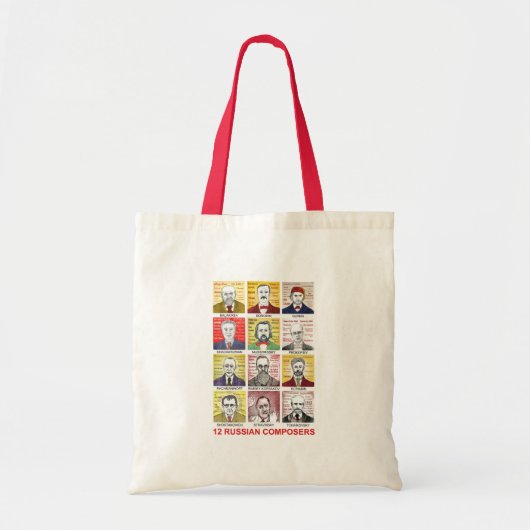 12 Russische componisten Tote Bag (Voorkant)