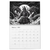12 Samouraya Kalender (Feb 2027)