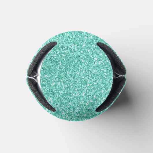 12 Seafoam Glitter Print Glimmer Sparkles Blikjeskoeler (Bodem)