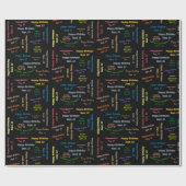 12 september, cadeaupapier voor cadeautjes (Vlak)