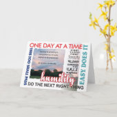 12 slogans van de stapterugwinning kaart (Gele Bloem)