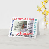 12 sloganskaart van de stapterugwinning kaart (Gele Bloem)