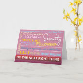 12 sloganswenskaart van de stapterugwinning kaart (Gele Bloem)