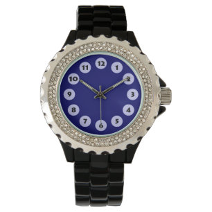 12 Spots - Powder Blue op de diepzeemacht Horloge
