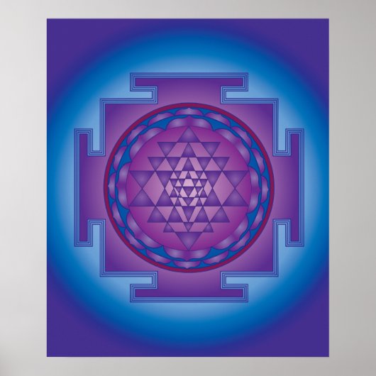 12 SRI YANTRA - TRANSCENDENCE POSTER (Voorkant)