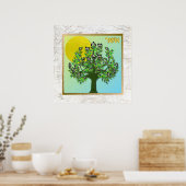 12 Stammen van Israël Asher Kunstprint Poster (Keuken)