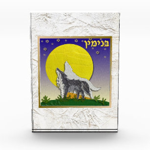 12 Stammen van Israël Benjamin Kunst Acryl Blok