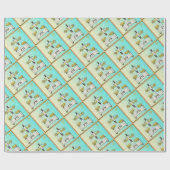 12 stammen van Israël Dan Art Print Wrapping Paper Cadeaupapier (Vlak)