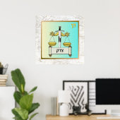12 Stammen van Israël Dan Kunstprint Poster (Thuiskantoor)