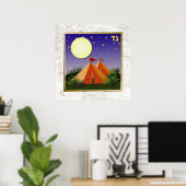 12 Stammen van Israël Gad Kunstprint Poster (Thuiskantoor)