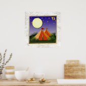 12 Stammen van Israël Gad Kunstprint Poster (Keuken)