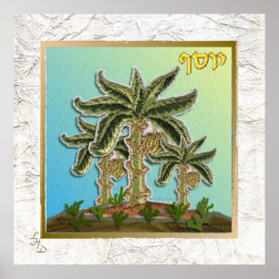 12 Stammen van Israël Joseph Kunstprint Poster