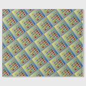 12 stammen van Israel Levi Art print wrapping pape Cadeaupapier (Vlak)