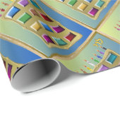 12 stammen van Israel Levi Art print wrapping pape Cadeaupapier (Rol Hoek)