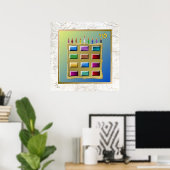 12 Stammen van Israël Levi Kunstprint Poster (Thuiskantoor)