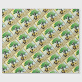 12 stammen van Israëlisch joods kunstschildpad Cadeaupapier (Vlak)