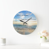 12 Stap 12 Stappen Beach Serenity Prayer Grote Klok (Huis)