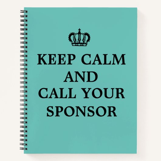 12 Stap Herstelgarantie AA NA Journal Notitieboek (Voorkant)