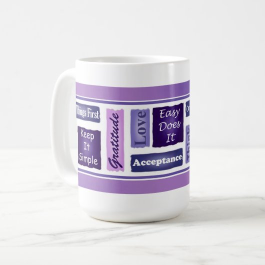 12-Stap Mok van het Programma (Voorkant links)