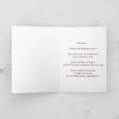 12 Stap voor de geboorte Jubileum 5 jaar Schone so Kaart (Binnen)