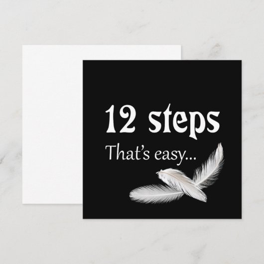 12 stappen (Voorkant / Achterkant)