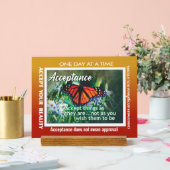 12 stappen acceptatie acryl bord 26 vlinders (Huwelijk)