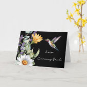 12 Stappen Herstel Aanmoediging met Hummingbird Kaart (Gele Bloem)