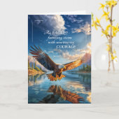 12 stappen herstel aanmoediging stijgende adelaar kaart (Gele Bloem)