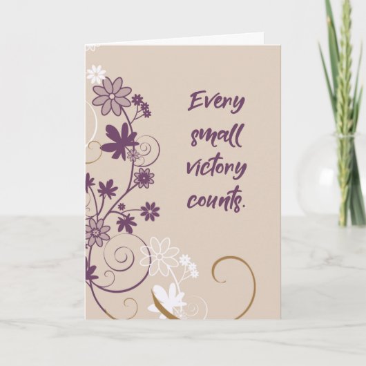 12 stappen herstel aanmoediging wervelingen op bru kaart (Voorkant)