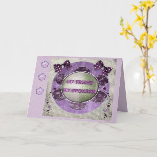 12 stappen herstel en ondersteuning kaart (Gele Bloem)