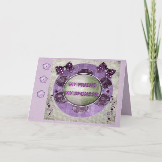 12 stappen herstel en ondersteuning kaart (Voorkant)