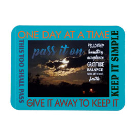 12 stappen herstel geef het op magneet 25