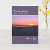 12 Stappen Herstel Jubileum Verjaardag Strand Zons Kaart (Gele Bloem)