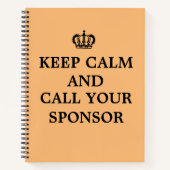 12 Stappen Herstel Nuchterheid AA NA Dagboek Notit Notitieboek (Voorkant)