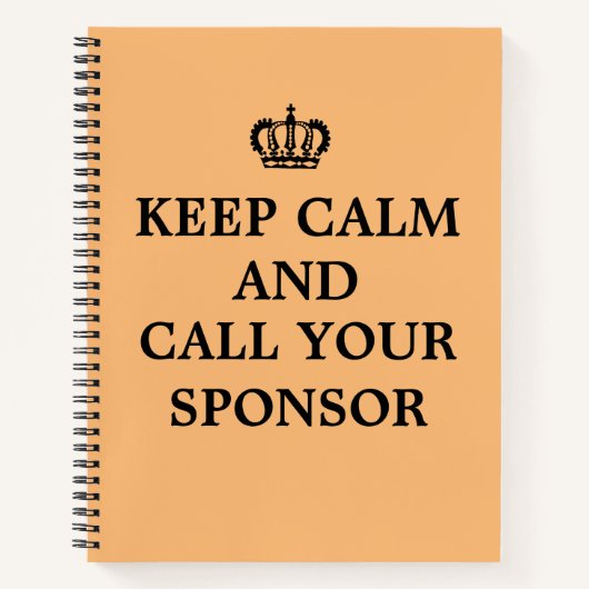 12 Stappen Herstel Nuchterheid AA NA Dagboek Notit Notitieboek (Voorkant)