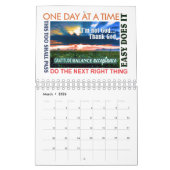 12 stappen herstel slogans wolken kalender 25z (Mar 2026)