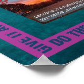 12 stappen herstel slogans wolken poster-grens 25z poster (Hoek)