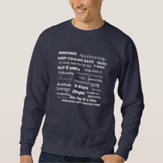 12 Stappen Herstel Woorden & Slogans Trui