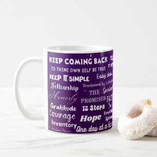 12 Stappen Herstelwoorden & Slogans Koffiemok