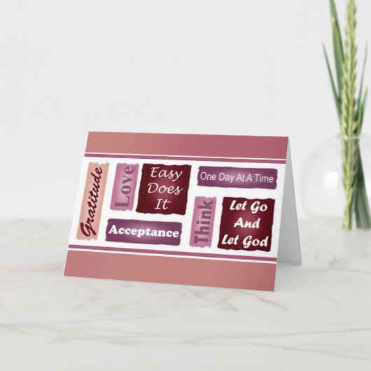 12 stappen Inspirerend Kaart (Voorkant)