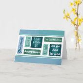 12 stappen Inspirerend Kaart (Gele Bloem)