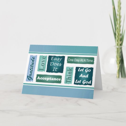 12 stappen Inspirerend Kaart (Voorkant)