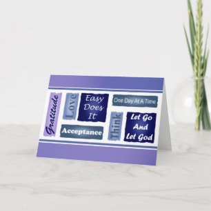 12 stappen Inspirerend Kaart