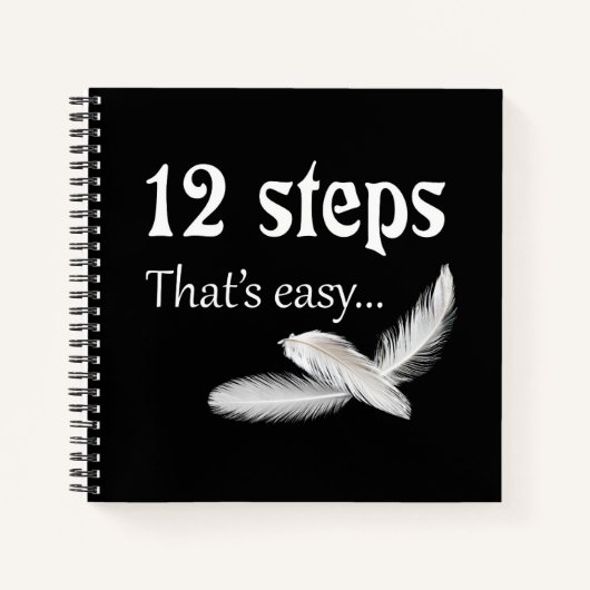 12 stappen notitieboek (Voorkant)