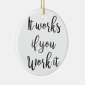 12 stappen terugwinning citaat gift schone sober keramisch ornament (Rechts)