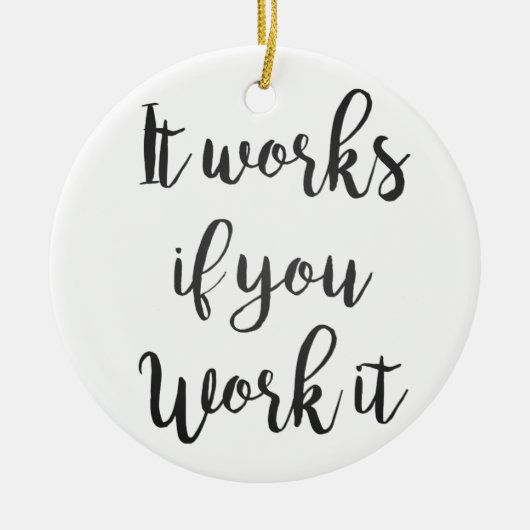 12 stappen terugwinning citaat gift schone sober keramisch ornament (Voorkant)